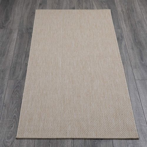  Ottomanson Jardin Collection Sisal Area Rug, 53 x 73, Cream