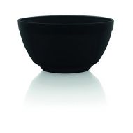 Ou Premium Design- Unbreakable Luna Bowls, Set of 6 (17 oz, Black)