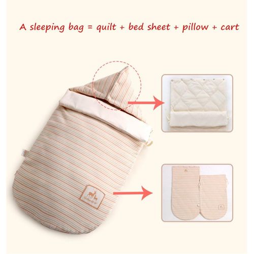  OuYun Infant Newborn Baby Swaddle Organic Sleeping Bag Double-Deck Sleep Nest