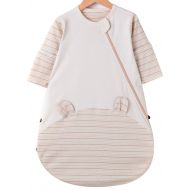OuYun Baby Organic Sleeping Bag Autumn Detachable Sleeve Wearable Blanket