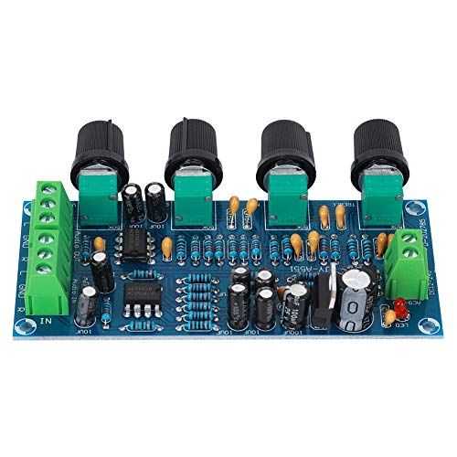  [아마존베스트]Oumefar Preamp Tone Board Single Power Supply Electric Preamp with Fever Quality Electronic Component for NE5532 Amplifier