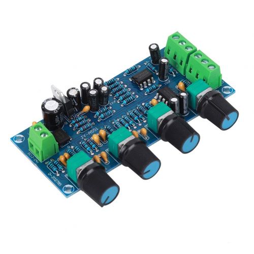  [아마존베스트]Oumefar Preamp Tone Board Single Power Supply Electric Preamp with Fever Quality Electronic Component for NE5532 Amplifier