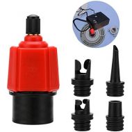 [아마존베스트]Oumers Inflatable SUP Pump Adaptor Air Pump Converter, 4 Standards Conventional Air Valve Attachment for Inflatable Boat, Stand Up Paddle Board, Inflatable Bed, Etc