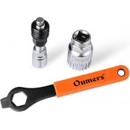 Oumers Bike Crank Extractor/Arm Remover and Bottom Bracket Remover with 16mm Spanner/Wrench. Professional Bicycle Repair Tool Kit