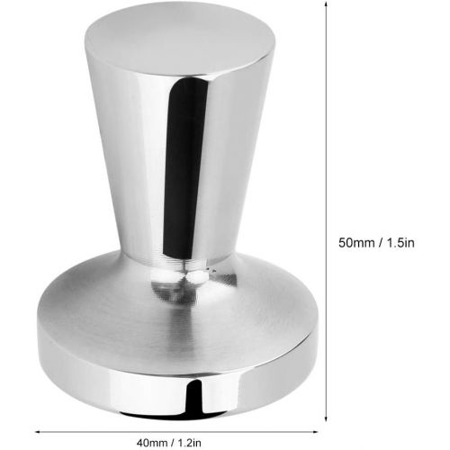  Oumij Tamper,40mm,Stainless Steel Coffee Tamper,Espresso Tamper Coffee Bean Press,for Espresso Machine Accessories