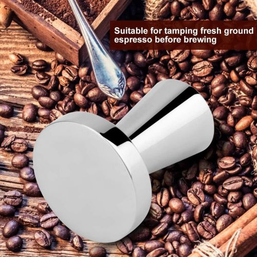  Oumij Tamper,40mm,Stainless Steel Coffee Tamper,Espresso Tamper Coffee Bean Press,for Espresso Machine Accessories