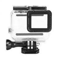 Oumij Waterproof Housing Case,Action Camera Diving Case,Underwater Camera Case,Touch Screen Cover,for Gopro Hero 7 Silver White (Transparent)