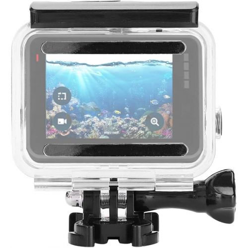  Oumij Waterproof Housing Case,Action Camera Diving Case,Underwater Camera Case,Touch Screen Cover,for Gopro Hero 7 Silver White (Transparent)