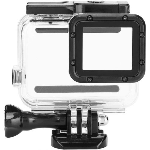  Oumij Waterproof Housing Case,Action Camera Diving Case,Underwater Camera Case,Touch Screen Cover,for Gopro Hero 7 Silver White (Transparent)