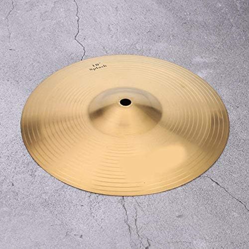  [아마존베스트]Oumij 10in Splash Cymbal Durable Brass Cymbal Musical Instrument Accessory