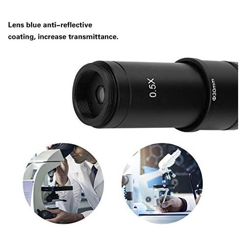  [아마존베스트]Oumij 0.5 X C-Mount 30/30.5 mm Lens Adapter for Microscope CCD Camera Eyepiece