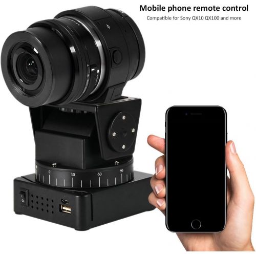  Oumij1 Motorized Camera Pan Tilt Head with Remote Control for Gopro Cameras Smartphones.