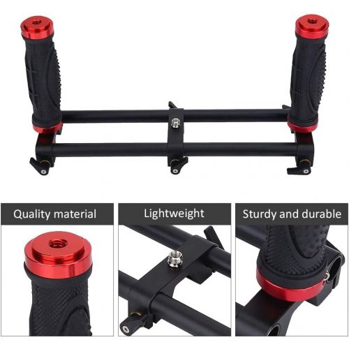  Oumij1 Camera Stabilizer Handheld,Camera Dual Grip Extender Handle Gimbal Stabilizer Rig Accessory for Zhiyun Feiyu