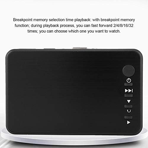  Oumij1 HD Media Player 1080P 4K Mini HDMI Media Audio Video Advertising Player Hard Drive Player Support for Devices HDMI LCD TV CRT Old TV (EU 110 240V)