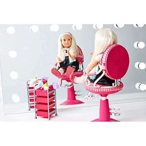  Our Generation Coral Salon Chair for 18 Doll