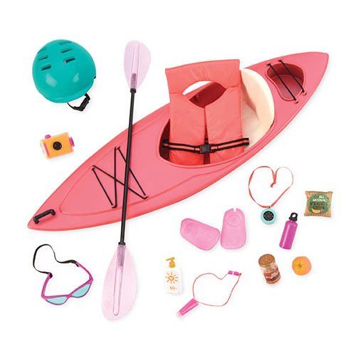  Our Generation Dolls Kayak Adventure Set for Dolls, 18