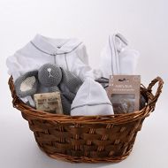 Our green house Organic Baby Gift Basket - Our Green House Exclusive Layette - Grey