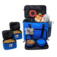 Our Sincerest Dog, Cat & Puppy Travel Bag: Carrier for Pet Accessories. Airline Approved. Carriers Come with 2 Tote Bags and 2 Collapsible Bowl. Suitable for Small, Medium and Larg