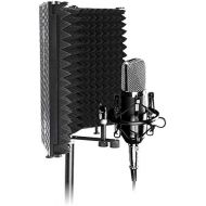 [아마존베스트]OurLeeme Microphone Insulation Shield, Foldable Sound Absorbing Sound Recording Panel Sound Absorbing Foam Reflector for Recording Devices