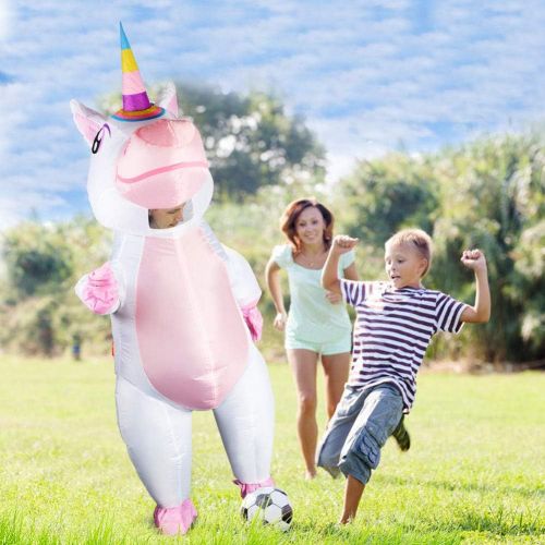  할로윈 용품OurWarm Unicorn Inflatable Costume for Adult, Funny Halloween Costume Blow Up Unicorn Costume for Man and Women Halloween Cosplay Supplies