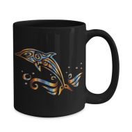 /OurWorldMall Tribal Dolphin Mug