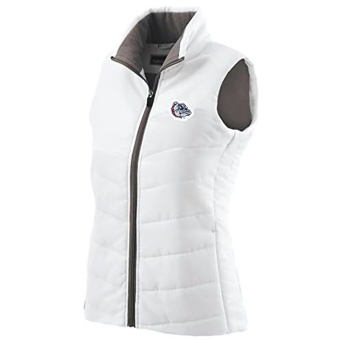  Ouray Sportswear NCAA Gonzaga Bulldogs Womens Admire Vest, Large, White