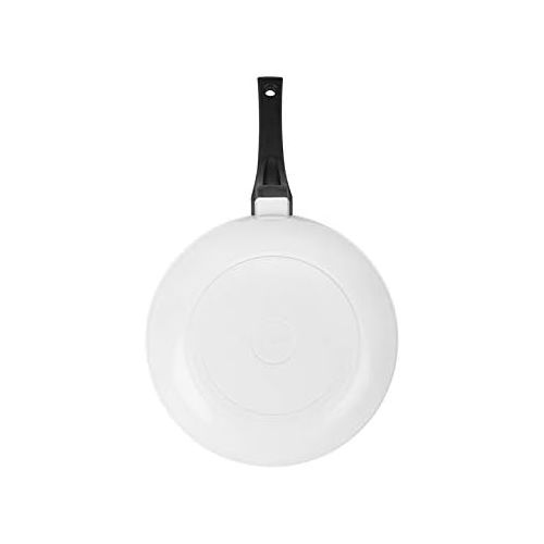  Oursson Wok Pfanne, Antihaft-Rock, Weiss, 28 Cm | Geeignet fuer alle Kochherde: Gas, Elektro, Induktion & Keramik, PW2803P/IV