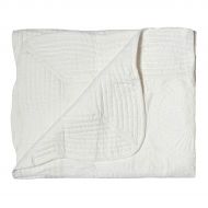 Oussum Luxury Lightweight Nursery Baby Toddler Blanket Newborn Winter Sleeping Quilt (White)