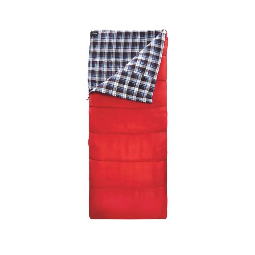  Outbound Sleeping Bag | Compact and Lightweight Sleeping Bag for Adults | 3 Season, Warm and Cold Weather | Perfect for Backpacking, Camping and Hiking | Red