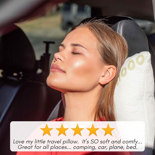  Outbright Memory Foam Camping Pillow - Amazingly Comfortable and Remarkably Soft, Retains Its Shape for 3+ Years, Easily Adjustable,(Small)