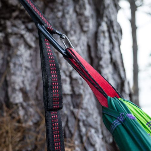  Outdoor 9th WAVE CloudNest Double Tree Hammock + Suspension Straps & Heavy Duty Carabiners Bundle - Compact, Lightweight. Perfect for Camping, Travel, Hiking, Yard, Beach or Backpacking