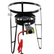 Outdoor Burner stand Hose Set Heavy Duty Metal Automatic Propane Gas New Portable
