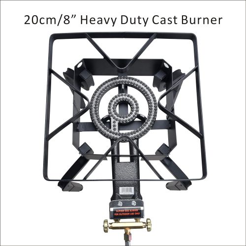  ARC USA Outdoor Single Burner Stove with Adjustable Legs, Low Pressure Propane Burner, Portable Gas Cooker, Camping 1 Burner Cooking Stove, Adjustable Regulator