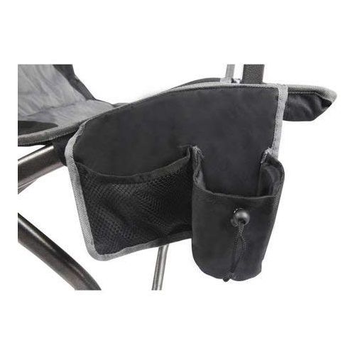  Outdoor OZARK TRAIL Folding High Back Chair with Head Rest (Black)