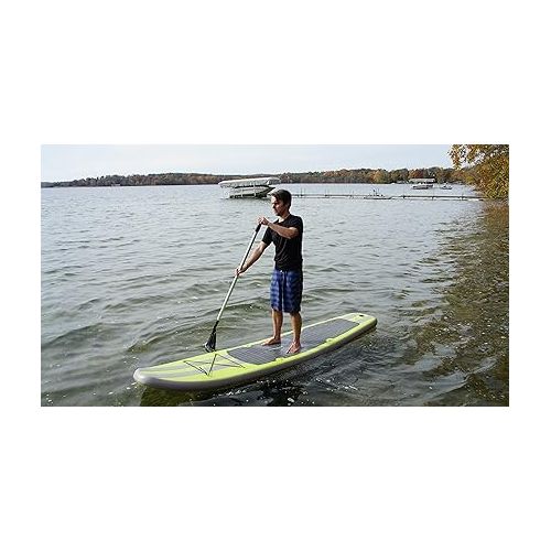  225 lb Capacity Inflatable Backpack Paddle Board with Adjustable Paddle