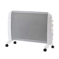 Outdoor Basic Slim Convector Panel Mica Space Heater 750W/1500W Thermostat Wall Mounted or Free Standing with Tip Over and Overheat Protection