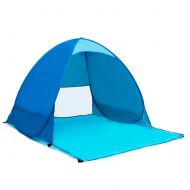 Outdoor tent Pop Up Tent for Beach Lightweight Sun ShadeTent for Outdoor 2-3 Person Activities Sets Up in Seconds Traveling - 145x155x110cm - Blue