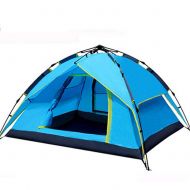 Outdoor tent Dome Tent, Pop Up Tents for 3 to 4 Person Automatic Opening Double Layer Tent, Waterproof Camping Tents for Hiking Camping Outdoor - 220x200x140cm