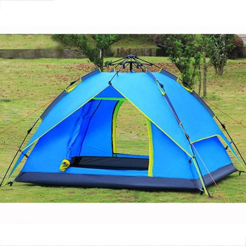  Outdoor tent Dome Tent, Pop Up Tents for 3 to 4 Person Automatic Opening Double Layer Tent, Waterproof Camping Tents for Hiking Camping Outdoor - 220x200x140cm
