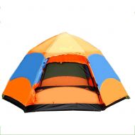Outdoor tent Dome Tent, Pop Up Tents for 3 to 4 Person Automatic Opening Double Layer Tent, Waterproof Camping Tents with Porch for Hiking Camping Outdoor - 205x195x135cm