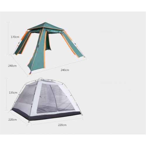  Outdoor tent-Jack Automatische Zelte Outdoor 3-4 Personen Familie Rainproof Field Camping Zelt