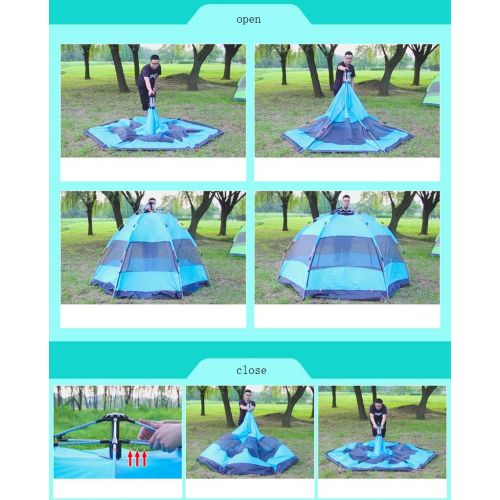  Outdoor tent-Jack Zelt Outdoor Vollautomatischer Campingplatz Familie Freizeitausruestung 5-8