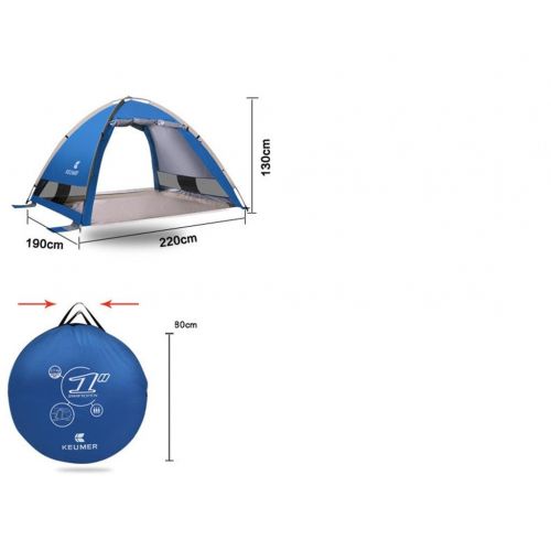 Outdoor tent-Jack Anti - Wind Automatische Open Outdoor Sun Shade Strandzelt 3-4 Personen Sonnenschutz Angeln Strandzelte