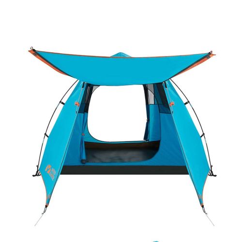  Outdoor tent-Jack Outdoor-Ausruestung Familie Big Space Vollautomatischer Camping 3-4 Personen Speed Open Build Double Layer Zelt 210 * 210 * 145cm