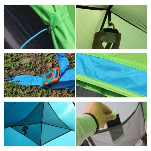  Outdoor tent-Jack Camping Zelt Outdoor 3-4 Menschen Wasserdichte Familie Tourismus Feld Ausruestung