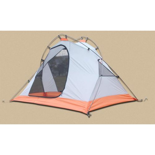  Outdoor tent-Jack Einzelne Doppelschicht Aluminiumstaebe Camping Regenschauer Feld Vier Jahreszeiten Fahrausruestung Zelt 10 * 138/82 * 110cm