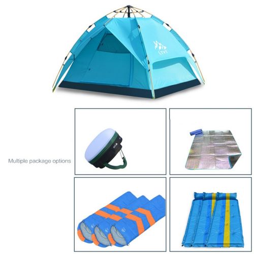  Outdoor tent-Jack Zelt Outdoor Feld 3-4 Personen Camping Wasserdichte Familie Vollautomatische Zelte Paket 210 * 180 * 130cm
