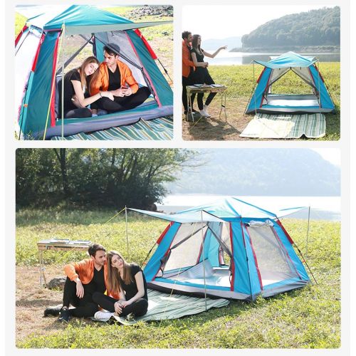  Outdoor tent-Jack Vollautomatisches Zelt Outdoor 3-4 Personen Familien Campingplatz Freizeitzelte 215 * 215 * 142cm