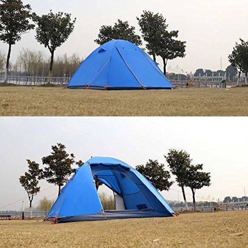  Outdoor tent-Jack Zelt Outdoor Camping Doppel Doppel Aluminium Pole Multi - Person Anti - Sturm Outdoor Camping Ausruestung Regen Zelte