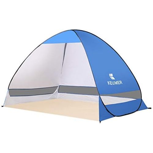  Outdoor tent-Jack Vollautomatische Beach Shade Zelt Seaside Sonnencreme Outdoor Speed Open Fischen Individuelle Zelte 200 * 120 * 130cm (Farbe : Sapphire Blue)